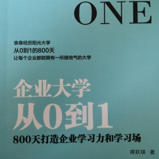 《企业大学从0到1》P132—P142