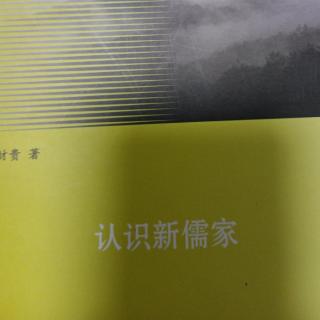 《认识新儒家》P220~226