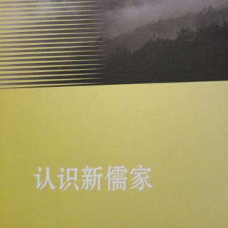 《认识新儒家》P237~243