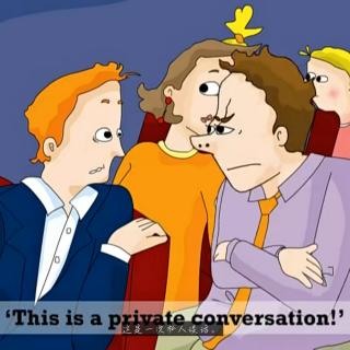 A private conversation.