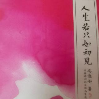 《人生若只如初见》33：不思量，自难忘