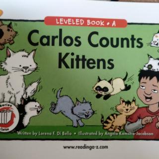 Sissie读Raz A Carlos counts kittens