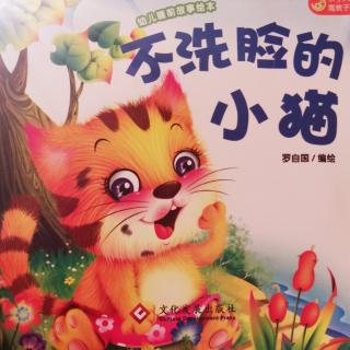 幼儿睡前故事绘本--不洗脸的小猫