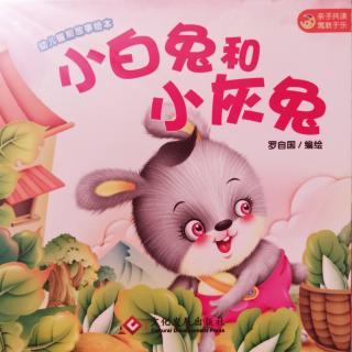 幼儿睡前故事绘本--小白兔和小灰兔