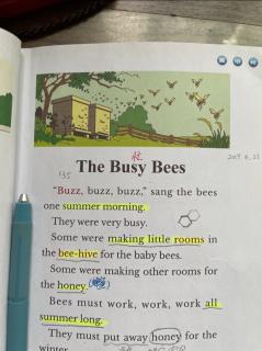 媛媛朗读the busy bees