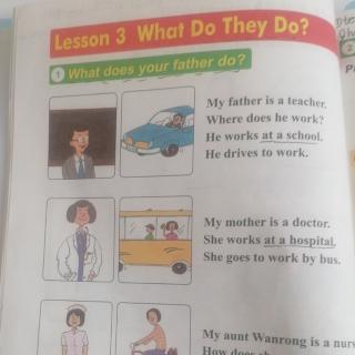 冀五上Lesson  4  What  Do  They  Do?