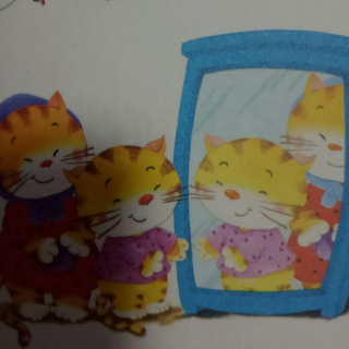 幼儿睡前故事《镜子里的小花猫》