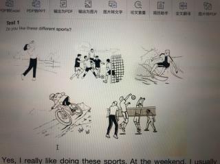 Topic2 Do you like these different sports？