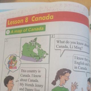 冀五上Lesson 8  Canada