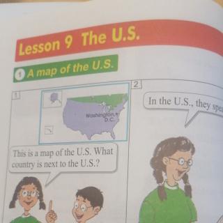 冀五上Lesson  9  The  U.S.