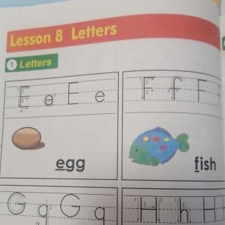 冀三上Lesson  8  Letters