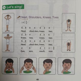 Head,Shoulders,Knees,Toes. Lesson 16