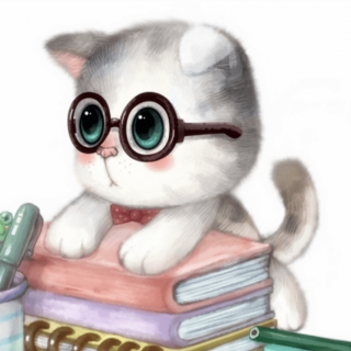 《小花猫戴眼镜》