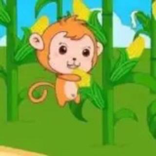故事1059《小猴子背玉米》