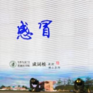 成都中医药大学成词松教授讲《感冒》