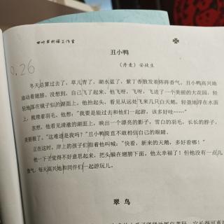 《丑小鸭》何家欢学读