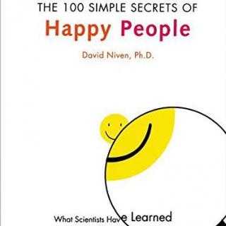 The 100 Simple Secrets of Happy People39