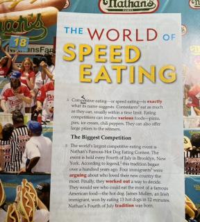 RE F2A - The World of Speed Eating