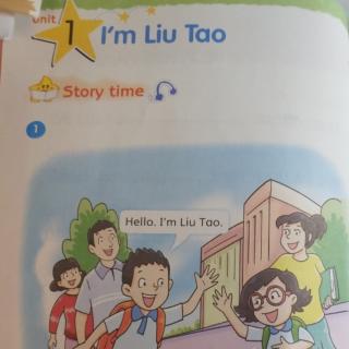 一年级上册Unit 1 I'm Liutao