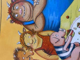 宝宝读书：7个小野人和小猪（3）