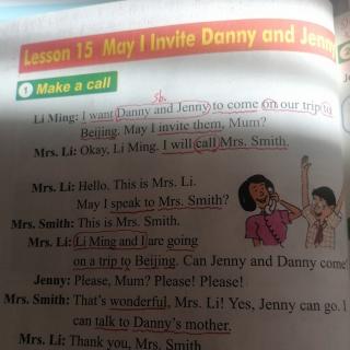 Lesson  15  May   I  invite  Danny  and  Jenny?