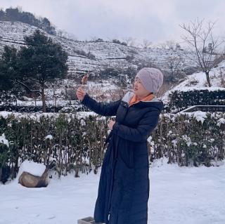 《冬季到四明来看雪》作者：徐渭明