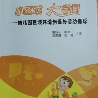 《小区域  大学问》—区域活动与游戏活动；区域的种类