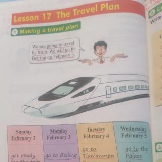 Lesson  17  The   Travel  Plan