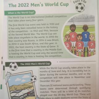 The2022 men's world cup（1)