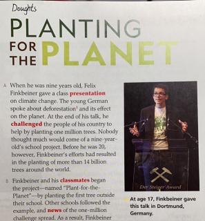RE F6A Planting for the planet