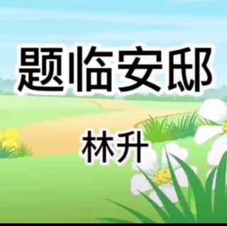 每日一诗～《题临安邸》