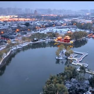 大雪中的中国