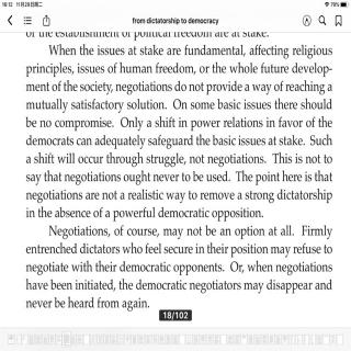 From dictatorship to democracy-Chapter 1