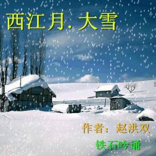 《西江月.大雪 》作者：赵洪双