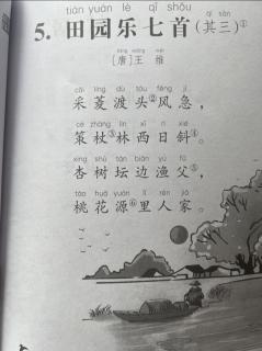 5.《田园乐七首（其三）》