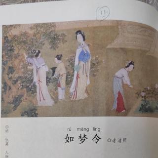 如梦令李清照