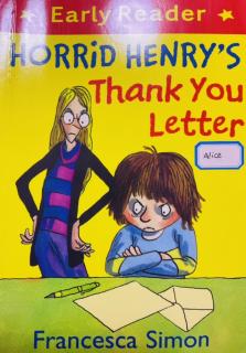HORRiD HENRY'S Thank You Letter(1)