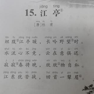 15.《江亭》