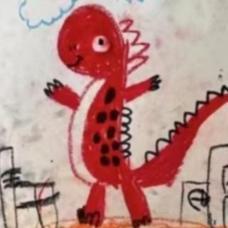 儿童心理健康故事《红色的恐龙》