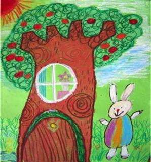 睡前故事《小兔秋秋和苹果树》