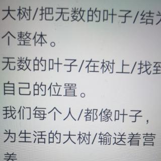 做一片美的叶子吧  朗读：苏红