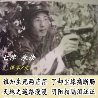 赵保军《七律.永诀》山鹰 主播