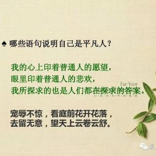 《平凡的魅力》汪国真