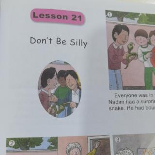 Lesson21 Don't Be Silly