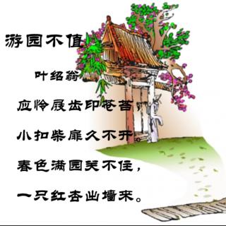 孙艺萱—古诗《游园不值》（宋.叶绍翁）