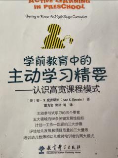 《学前教育中的主动学习精要-认识高宽课程模式》第二十章