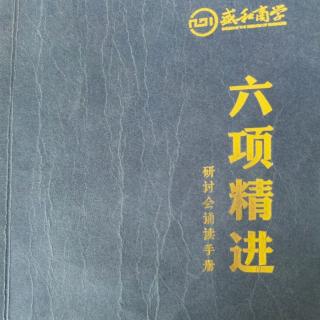 《六项精进》通篇