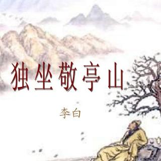 《独坐敬亭山》【唐】李白 诵读：木兰诗雨