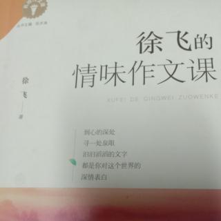 《徐飞的情味作文课》第四章  以场激情