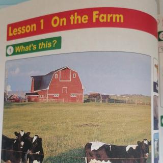 Lesson 1  on  the  Farm